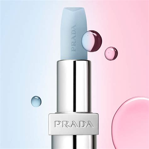 prada baby blue lip balm|Prada lip balm astral pink.